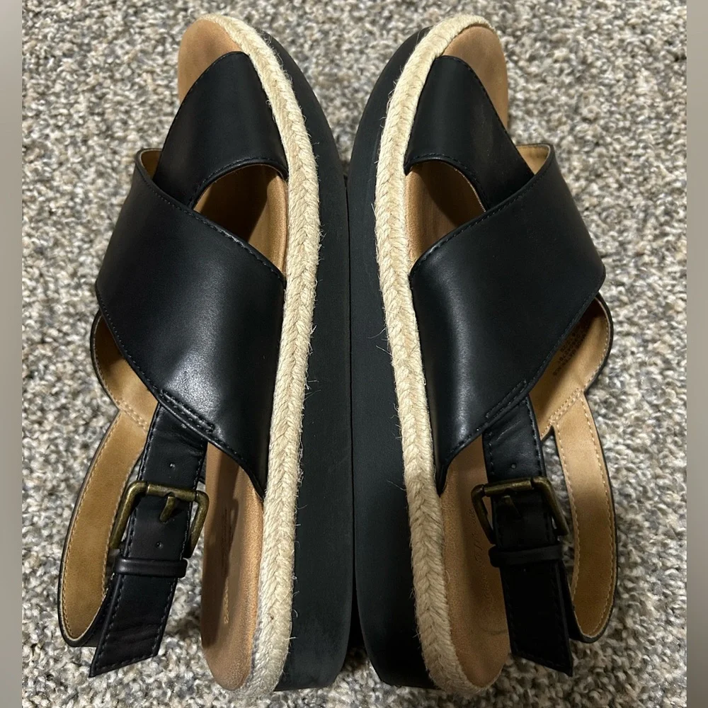 Women's Black Frances Heel Sandals - Picture 5 of 14